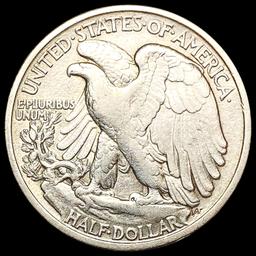 1917-D Walking Liberty Half Dollar LIGHTLY CIRCULA