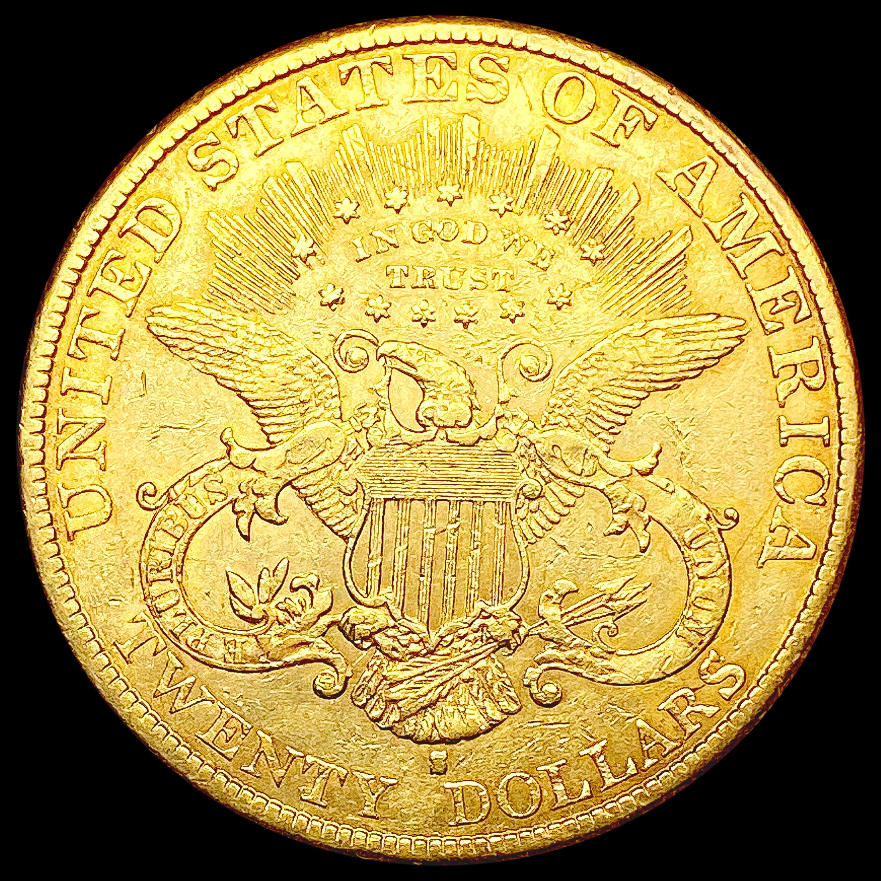 1897-S $20 Gold Double Eagle CLOSELY UNCIRCULATED