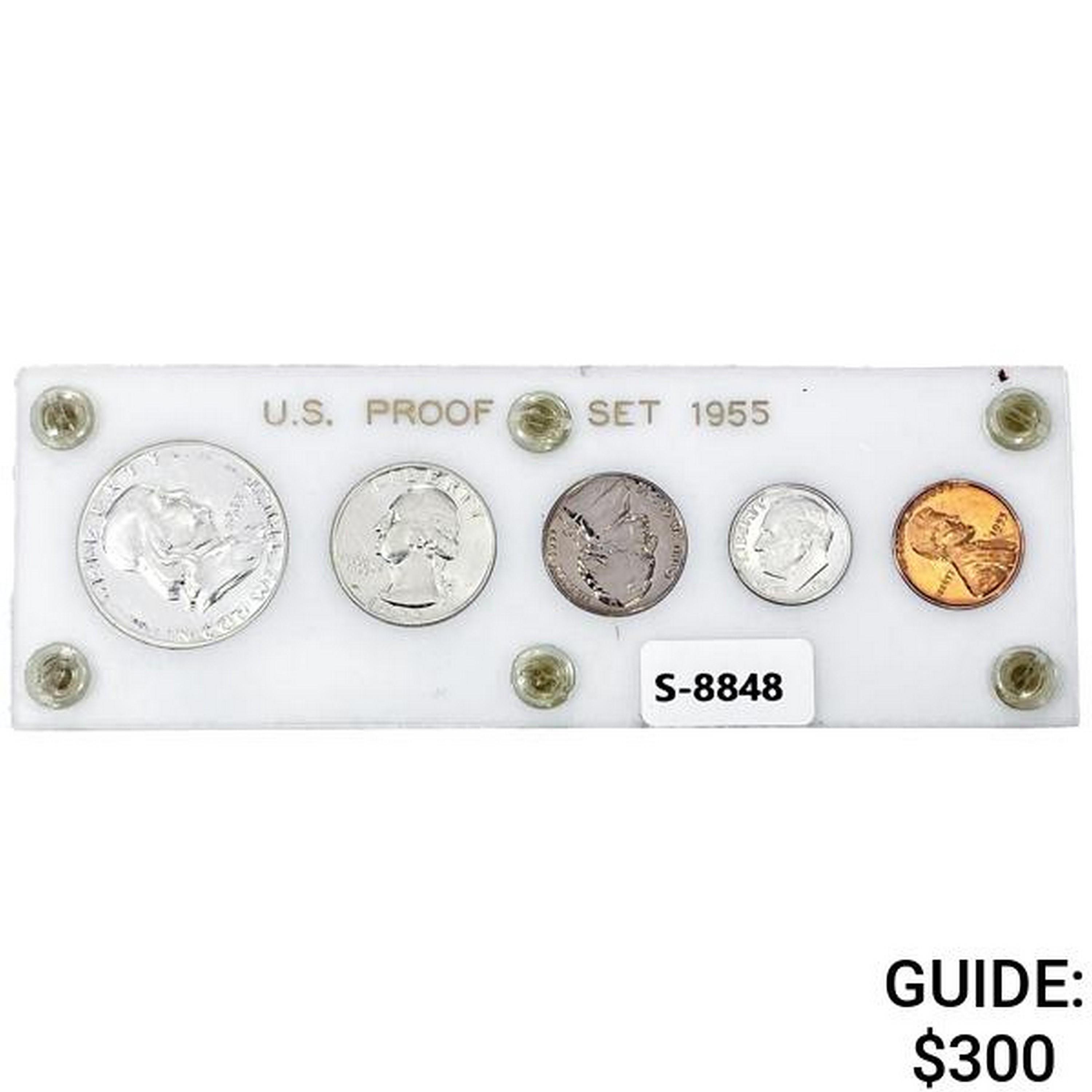 1955 US Proof Mint Set [5 Coins]