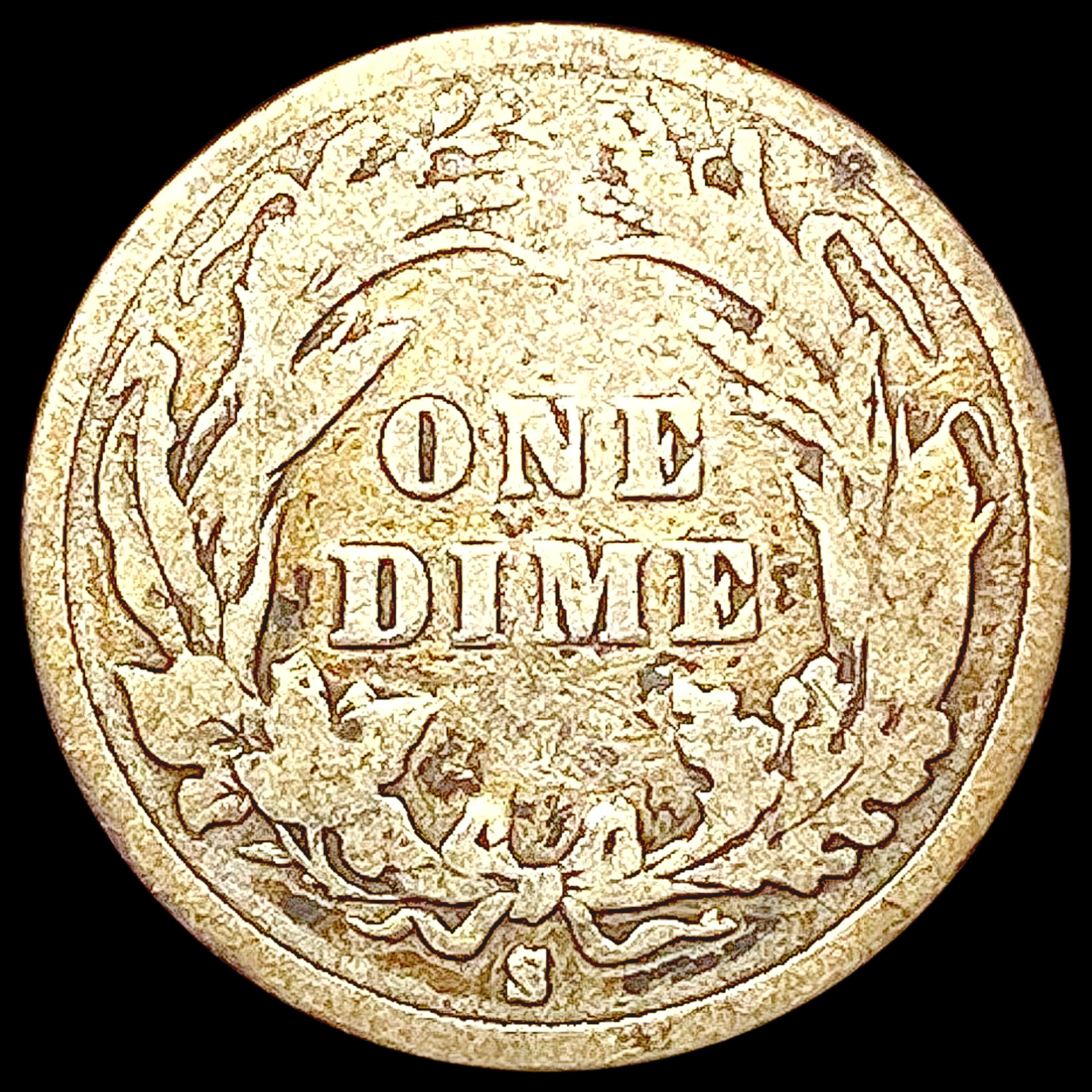 1893-S Barber Dime NICELY CIRCULATED
