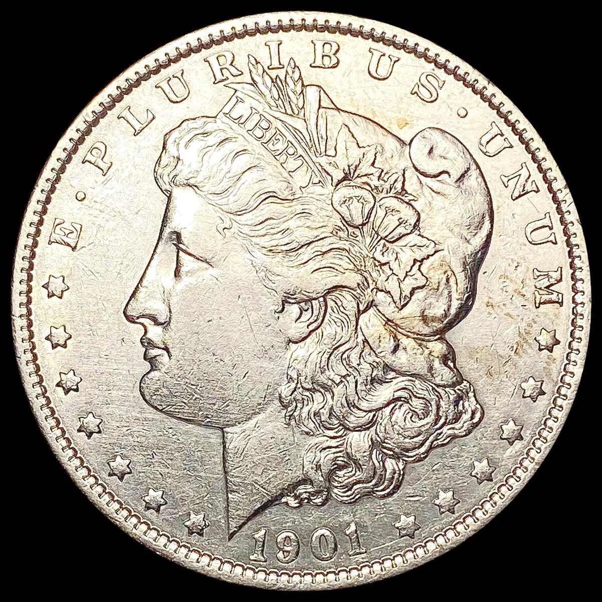 1901 Morgan Silver Dollar CLOSELY UNCIRCULATED