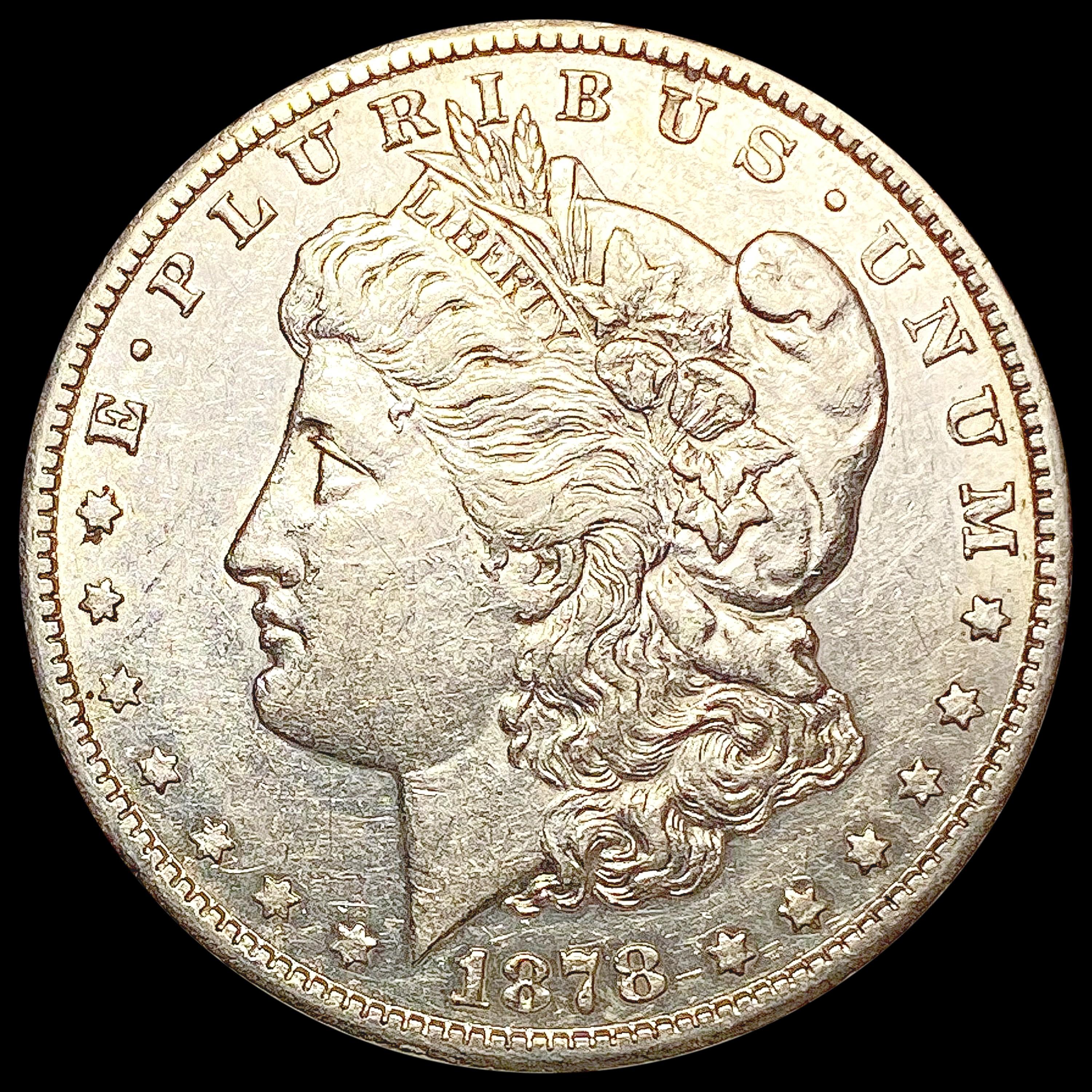 1878-CC Morgan Silver Dollar CLOSELY UNCIRCULATED