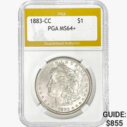 1883-CC Morgan Silver Dollar PGA MS64+