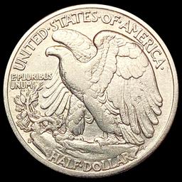 1933-S Walking Liberty Half Dollar CLOSELY UNCIRCU