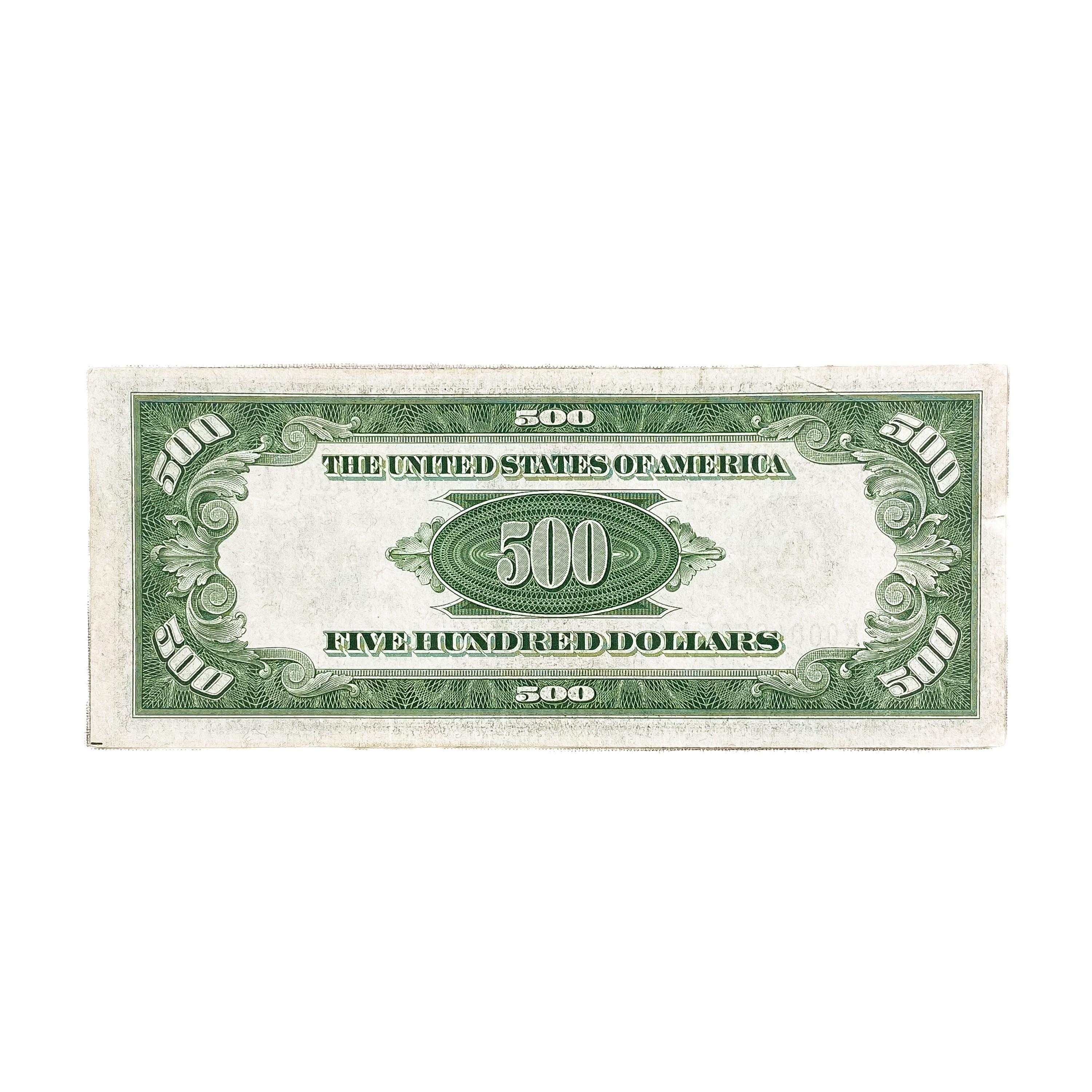 1934 $500 FRN DALLAS, TX AU