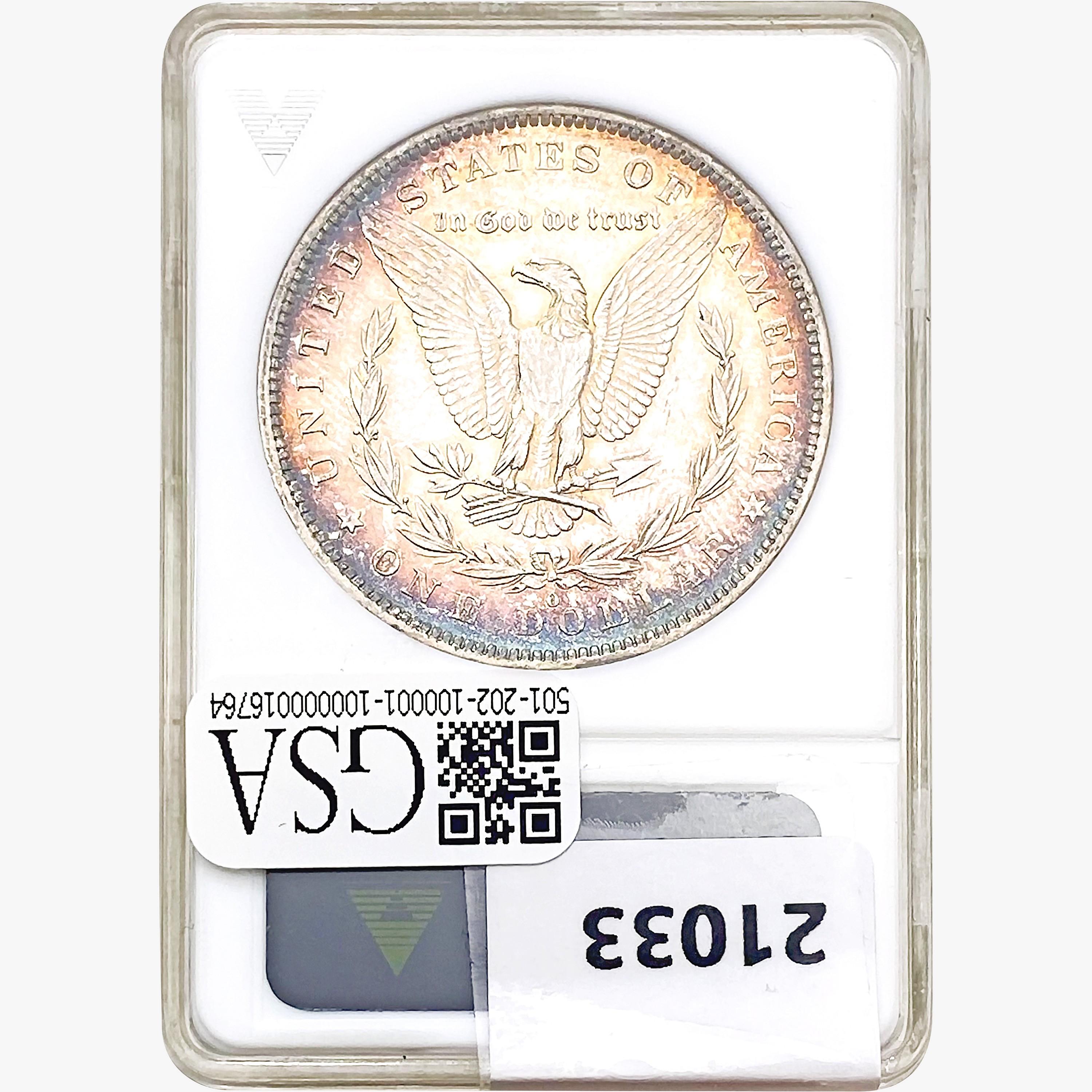 1882-O/S Morgan Silver Dollar ANACS AU50 VAM-5