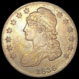 1836 Capped Bust Half Dollar NEARLY UNCIRCULATED