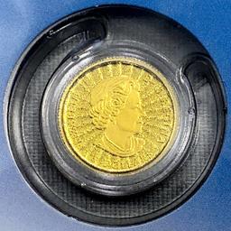 2022 Canada 1/10oz Gold $5 Superb GEM BU