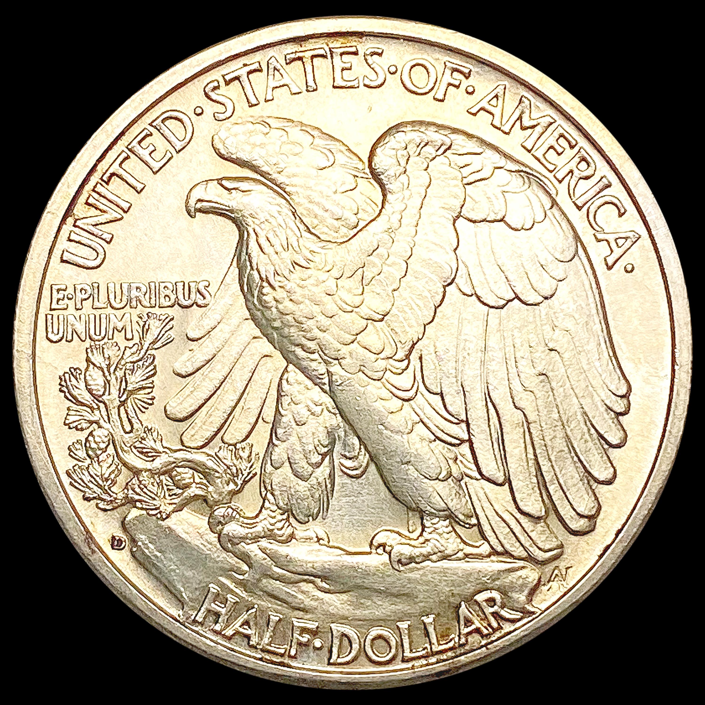 1939-D Walking Liberty Half Dollar UNCIRCULATED