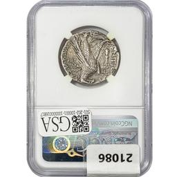 138-129 BC Seleucid Kingdom AR Tetradrachm NGC Ch