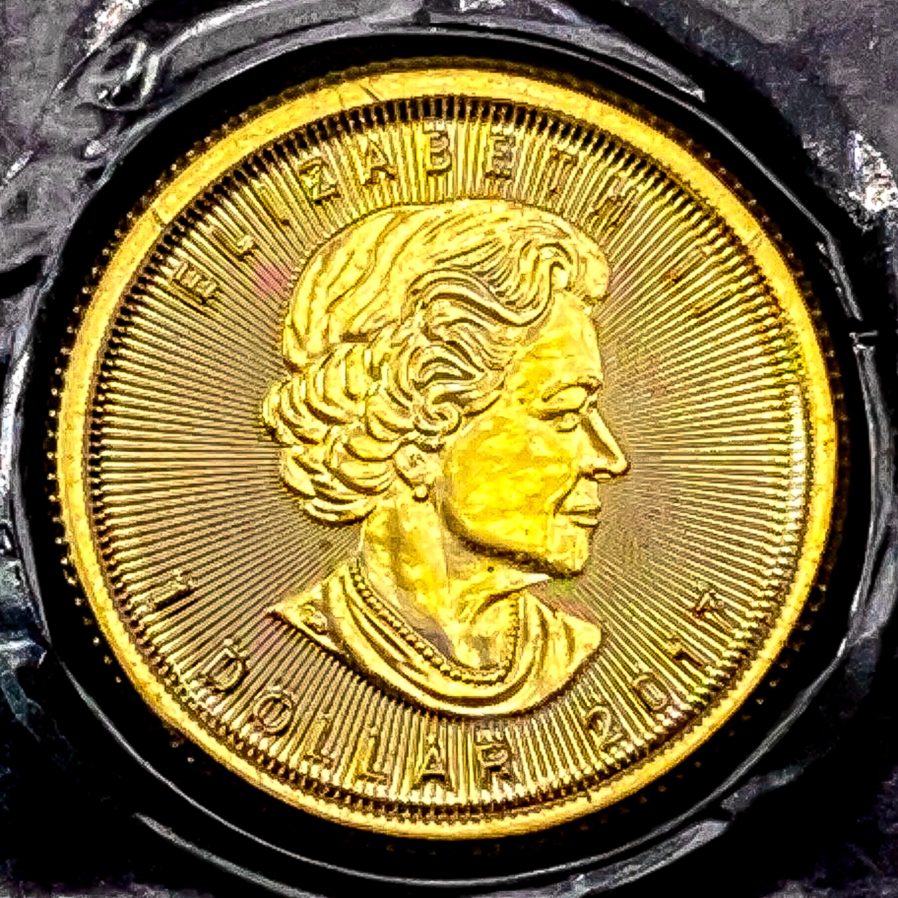 2017 Canada 1/20oz Gold Dollar SUPERB GEM BU