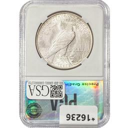 1922 Silver Peace Dollar PGA MS66