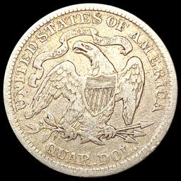 1891 Seated Liberty Quarter LIGHTLY CIRCULATED
