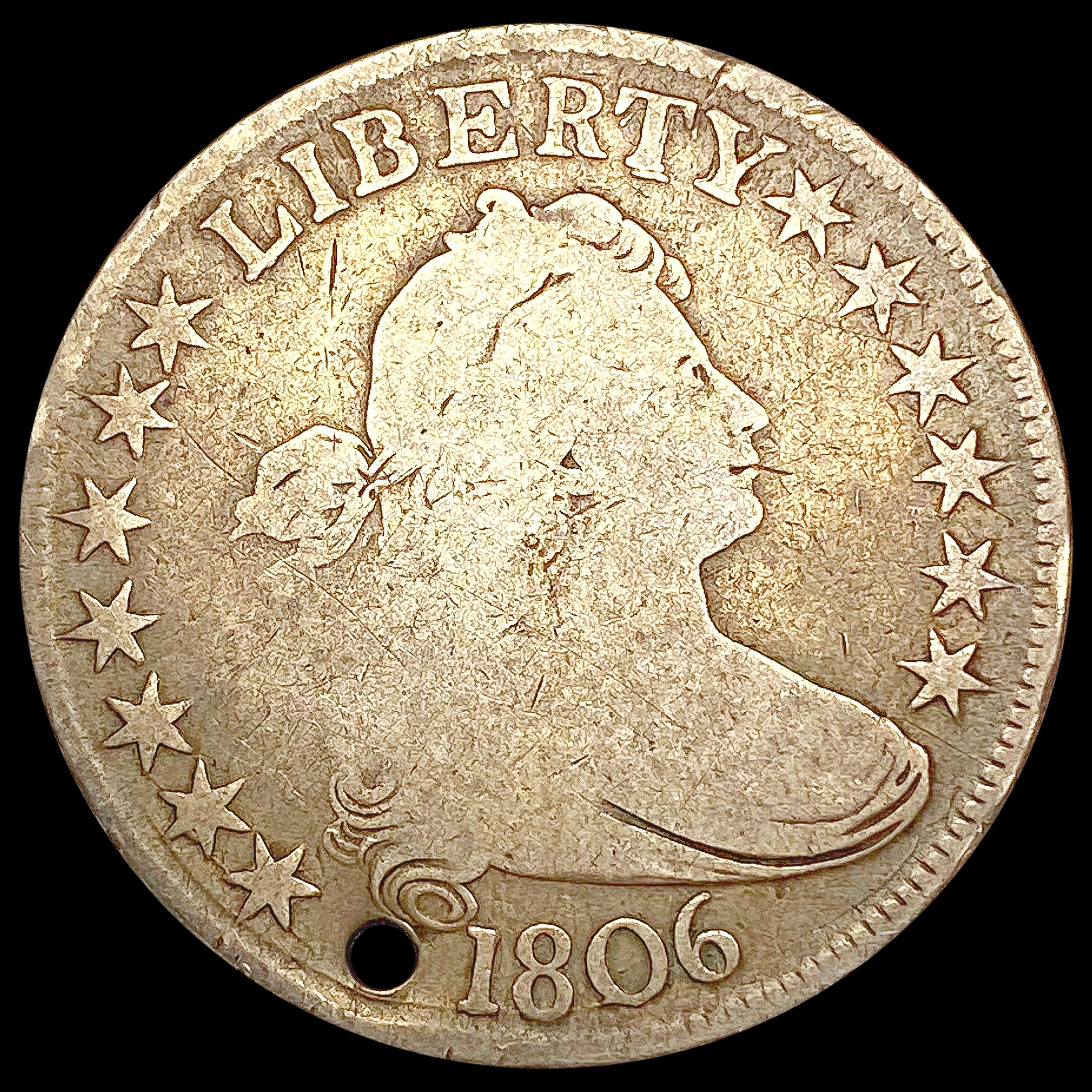 1806 Draped Bust Half Dollar NICELY CIRCULATED