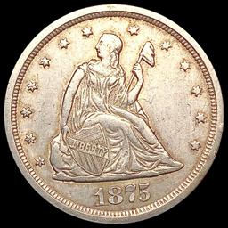 1875-S Twenty Cent Piece CLOSELY UNCIRCULATED