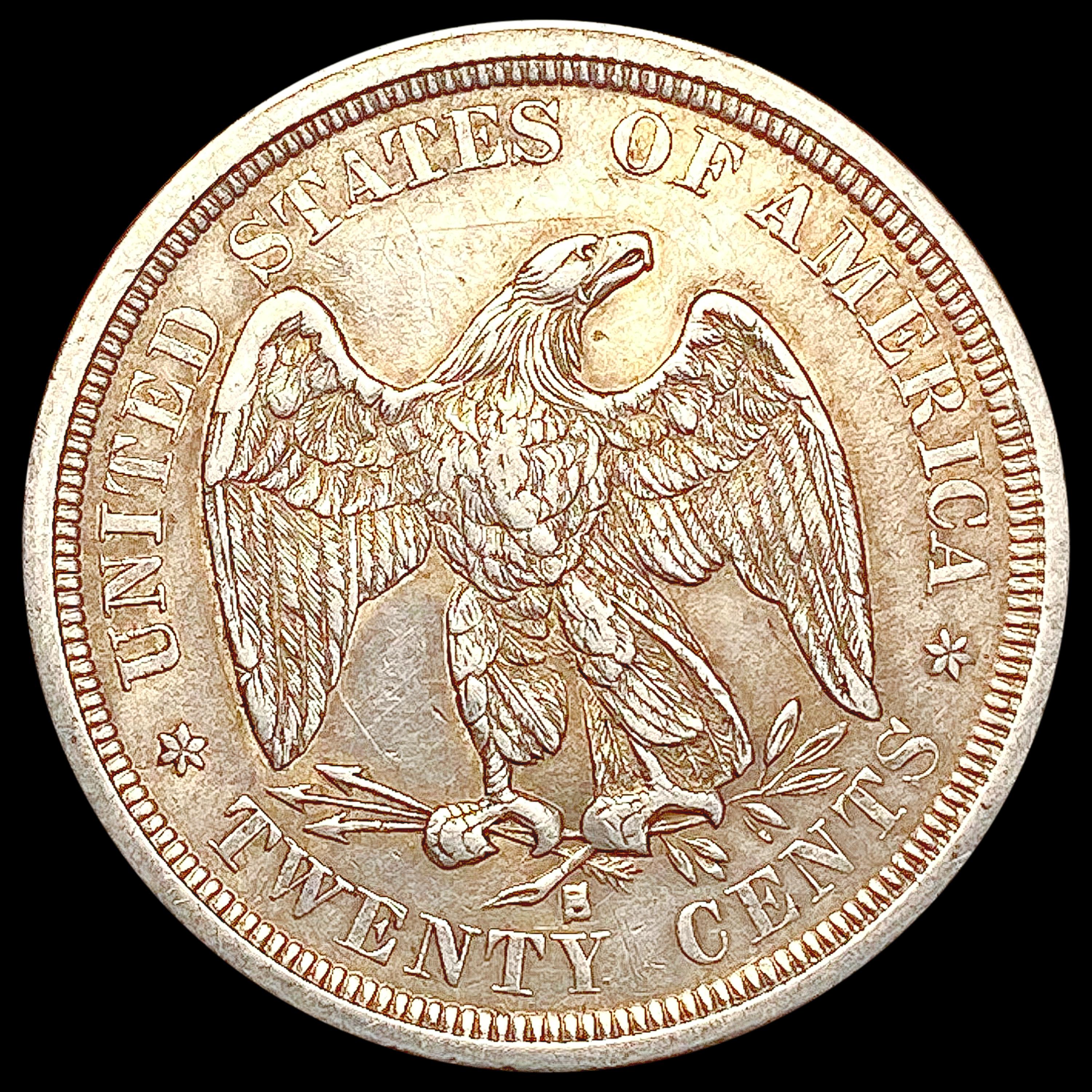 1875-S Twenty Cent Piece CLOSELY UNCIRCULATED