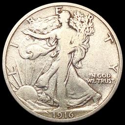 1916 Walking Liberty Half Dollar NICELY CIRCULATED