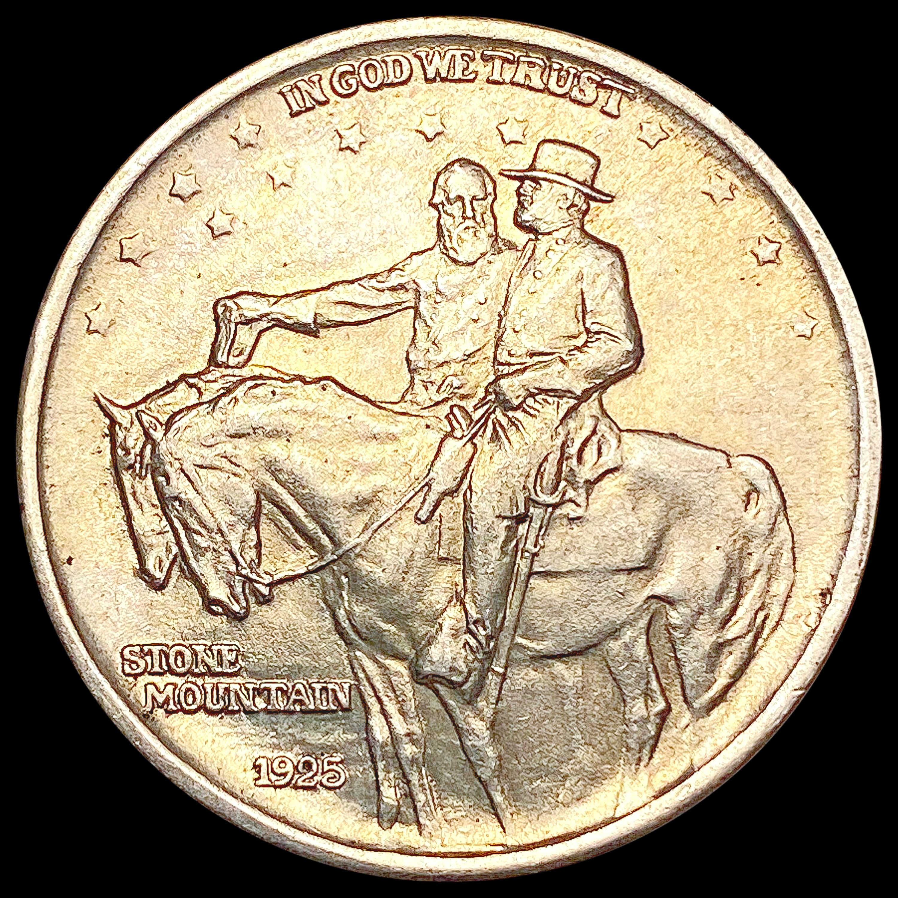 1925 Stone Mountain Half Dollar CHOICE AU