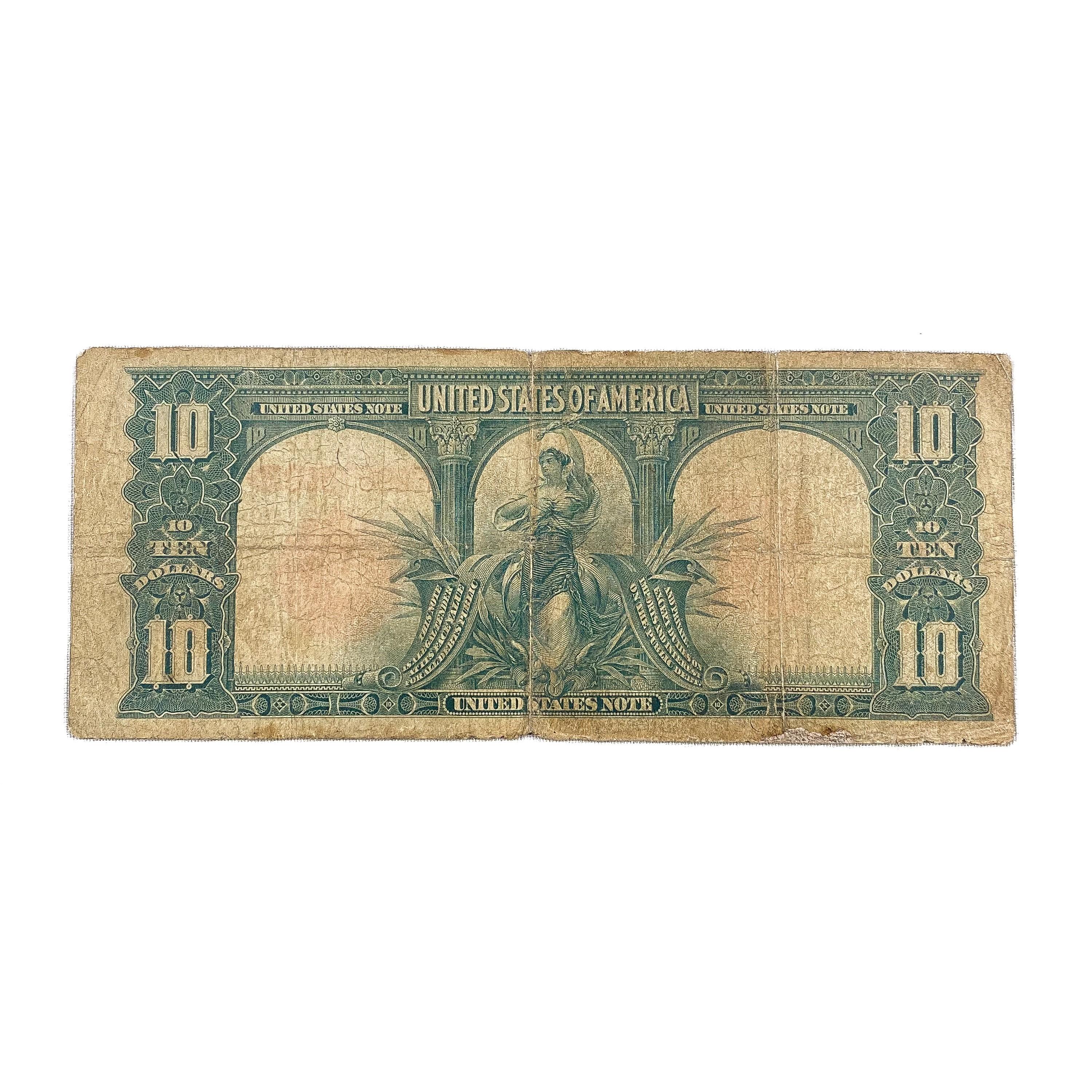 1901 $10 BISON LT UNITED STATES NOTE