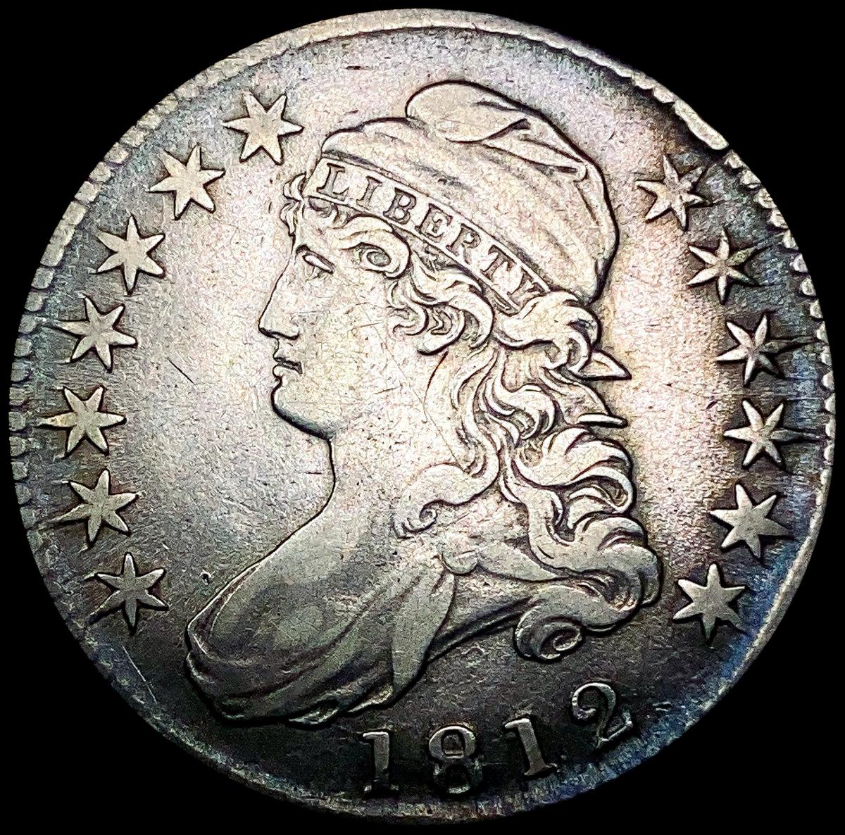 1812 Capped Bust Half Dollar NEARLY UNCIRCULATED