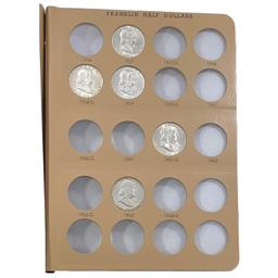 1954-1963 Franklin Half dollar Set [7 Coins]