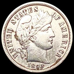 1893 Barber Dime CLOSELY UNCIRCULATED