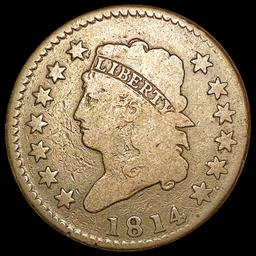 1814 Classic Head Large Cent NICELY CIRCULATED