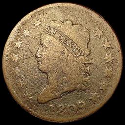 1809 Classic Head Large Cent NICELY CIRCULATED