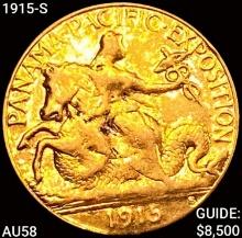 1915-S Pan-Pac $2.5 Gold Quarter Eagle