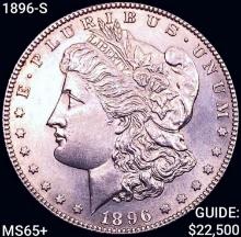 1896-S Morgan Silver Dollar