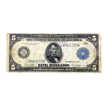 1914 $5 Fed. Reserve Note