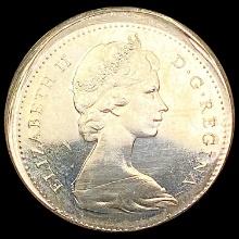 1966 Error Canada Silver 10 Cents HIGH GRADE