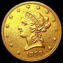 1899-S $10 Gold Eagle CLOSELY UNCIRCULATED