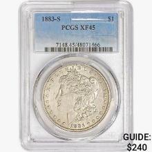 1883-S Morgan Silver Dollar PCGS XF45