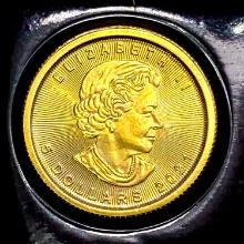 2021 Canada 1/10oz Gold $5 SUPERB GEM BU