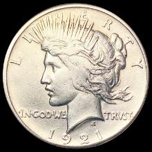 1921 Silver Peace Dollar CLOSELY UNCIRCULATED