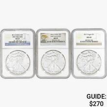 2012-2019 [3] Silver Eagle NGC MS69