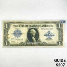 1923 $1 LG Silver Certificate LIGHLTY CIRCULATED