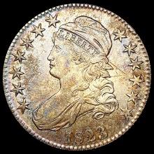 1823 Capped Bust Half Dollar CHOICE AU