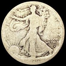 1916-S Walking Liberty Half Dollar NICELY CIRCULAT