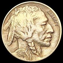 1917 Buffalo Nickel CHOICE AU