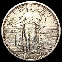 1917-D FH Standing Liberty Quarter CHOICE BU