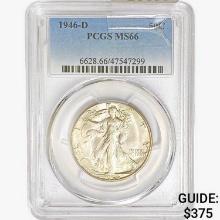 1946-D Walking Liberty Half Dollar PCGS MS66