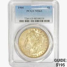 1900 Morgan Silver Dollar PCGS MS63