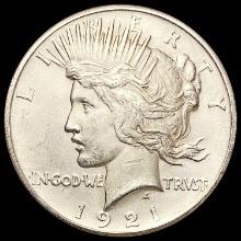 1921 Silver Peace Dollar CLOSELY UNCIRCULATED