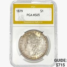 1879 Morgan Silver Dollar PGA MS65