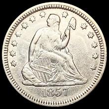 1857 Seated Liberty Quarter CLOSELY UNCIRCULATED