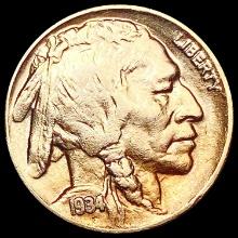 1934-D Buffalo Nickel CLOSELY UNCIRCULATED