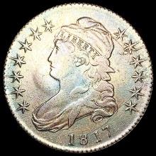 1817 Capped Bust Half Dollar LIGHTLY CIRCULATED