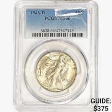 1946-D Walking Liberty Half Dollar PCGS MS66